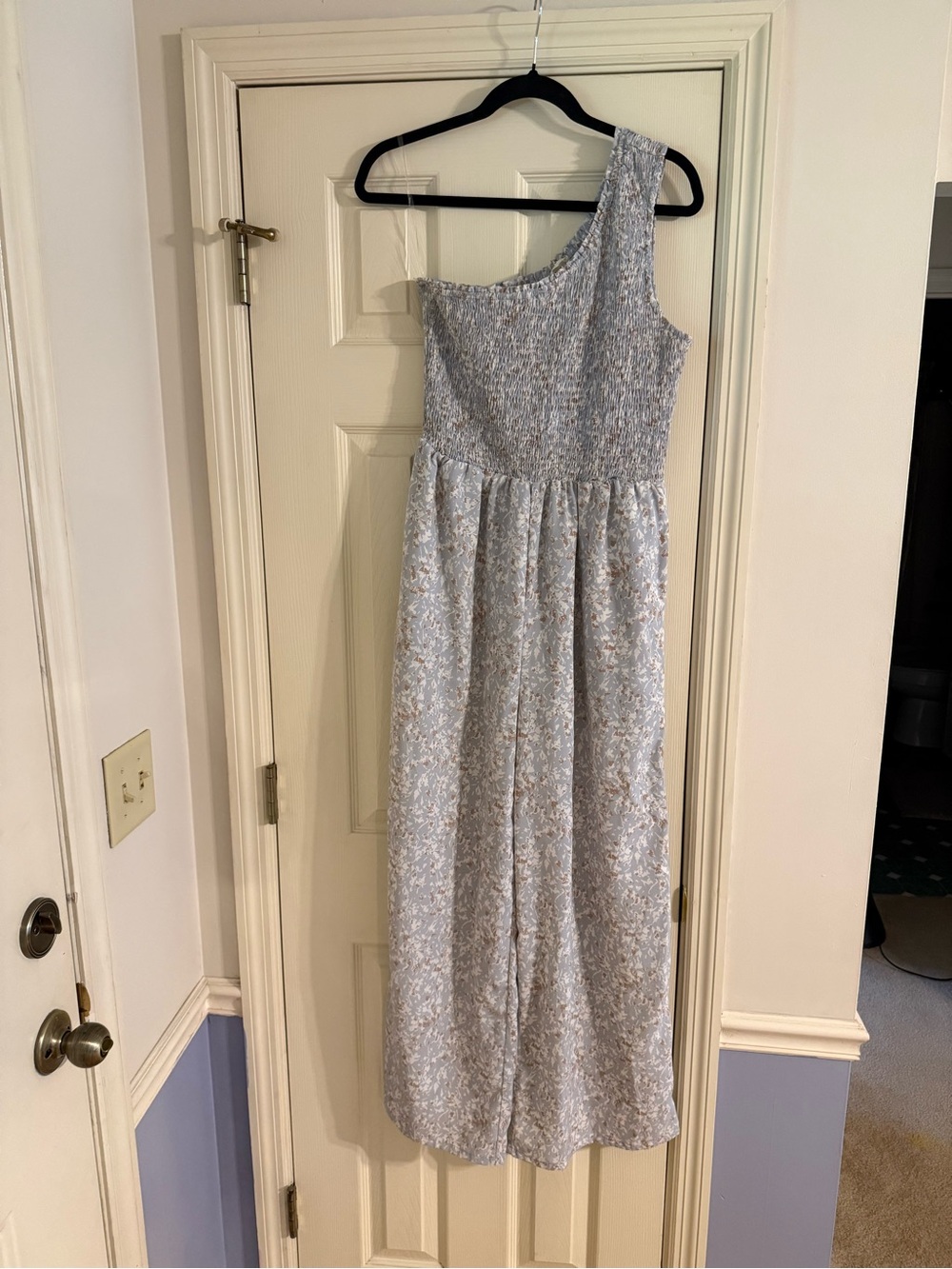 Metro one shoulder jumpsuit